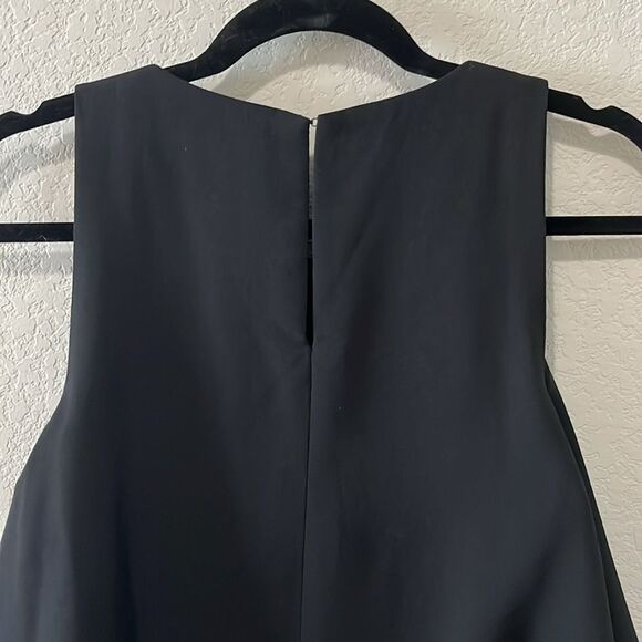 TRINA TURK Alaina Sleeveless Popover Dress, Black, Size 6 - Picture 9 of 11